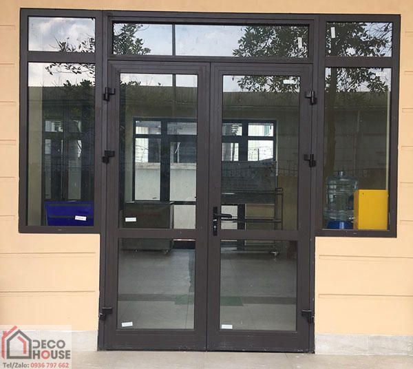 Cửa đi nhôm Xingfa 2 cánh