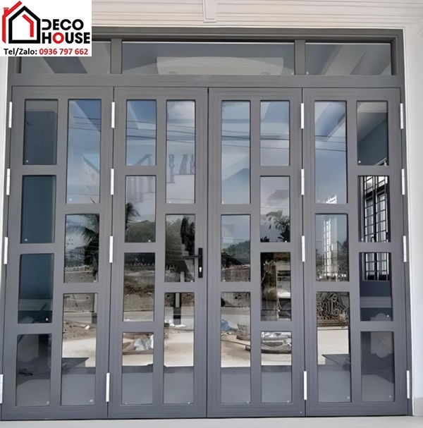 Cửa nhôm Xingfa mở quay 4 cánh giá rẻ