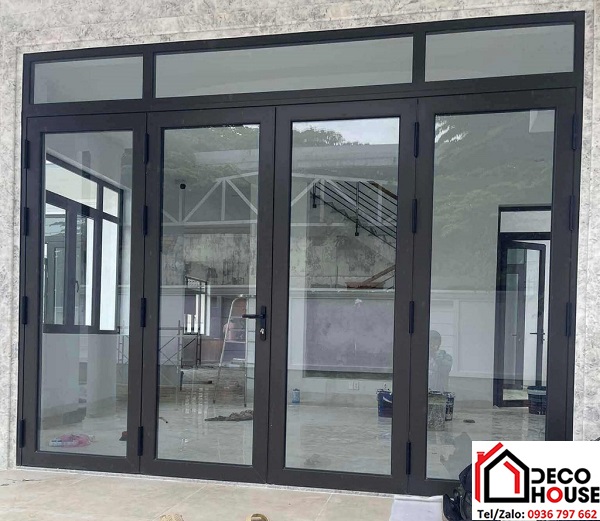 Lắp cửa nhôm PMA 4 cánh tại Gia Lâm