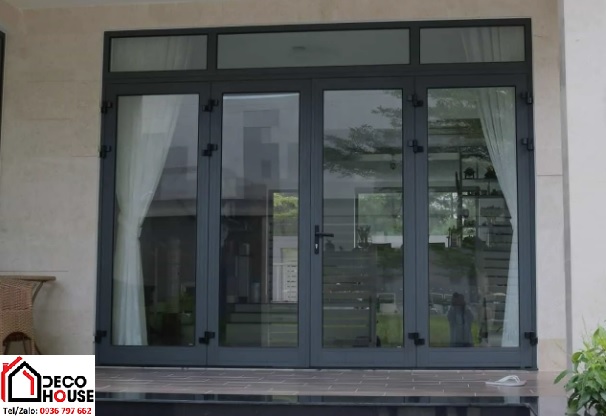 Lắp đặt cửa nh&ocirc;m Xingfa 4 c&aacute;nh