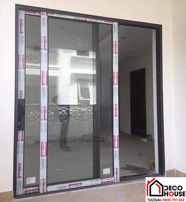 Cửa kính đẩy ngang nhôm Xingfa giá rẻ