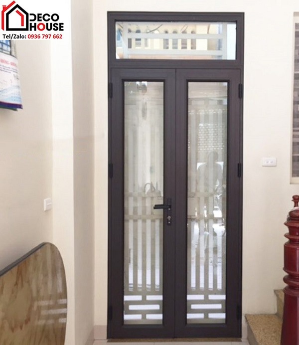Thi công cửa nhôm PMA 2 cánh đẹp