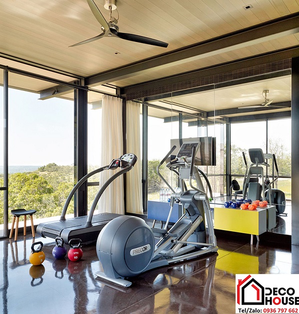 Lắp gương phòng gym tại nhà đẹp